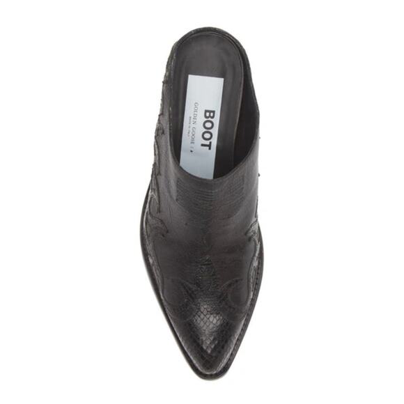 Golden Goose Santiago Western Black Mule Slip On Booties size 37 - Picture 4 of 16